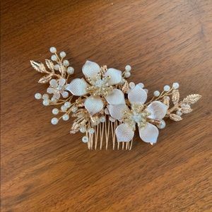 Small bridal hair piece